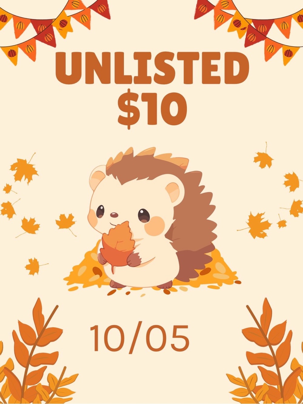 Unlisted $10 10/05